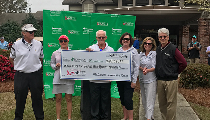 McDaniels Automotive Group Gala and Golf Classic Raises $507,370 for 3-D Mammography at Lexington Medical Center