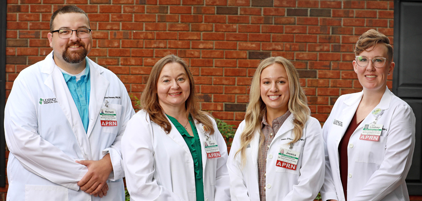 Group photo of the four APP Fellows for 2023–2024.